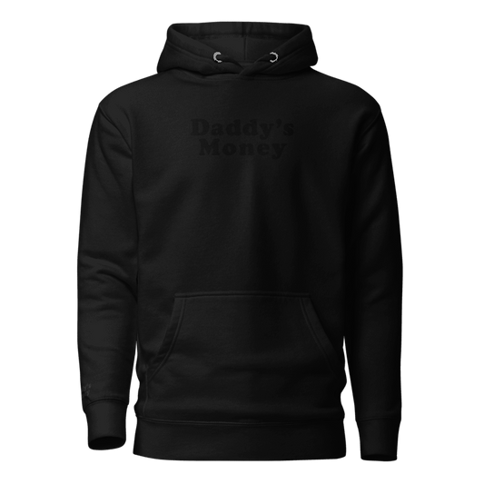 Daddy's Money │ Black on Black Hoodie